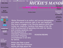 Tablet Screenshot of mickiesherwood.com